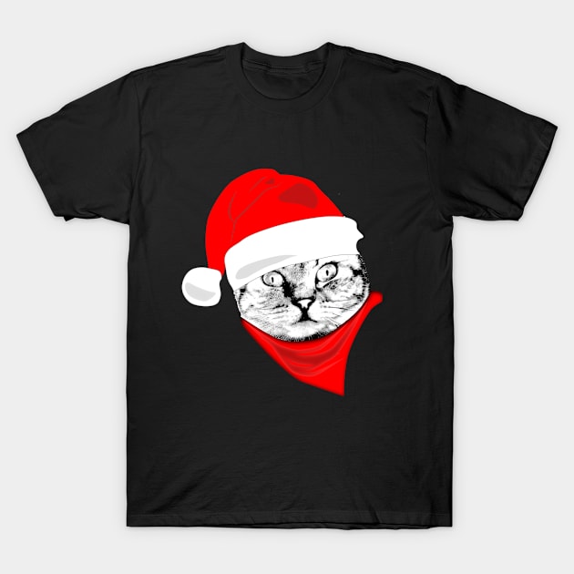 Christmas cat lover gifts T-Shirt by Bianka